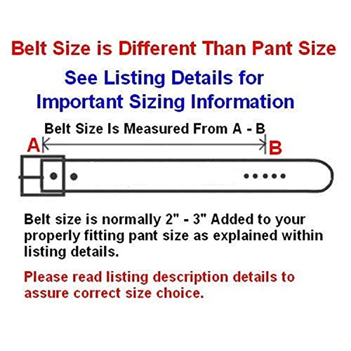 Big Sizes 46"-59" Heavy Duty Work Belts for Big Men | Wide 2 Inch Belt for Jeans | Handmade Men's Leather Belt | Best Men's Leather Gift4