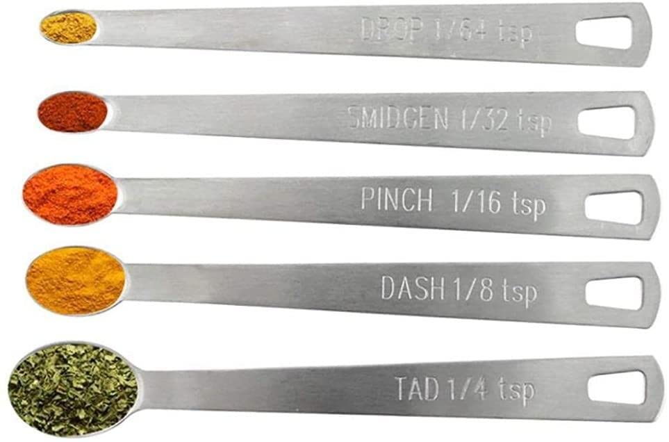 2 Cuillères à Mesurer Carrées En Acier Inoxydable - Pour Lait En Poudre, Épices, Cuisine - 12,5 Cm - 5