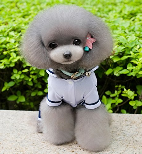 Pegasus Selmai Boy Navy Captain Costume Jumpsuit Seaman Outfits For Small Dog Cat Puppy Tee Shirts With Pants Chihuahua Clothes L #TOP5