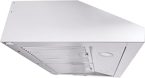 Miniatura 11 de VEVOR Campana extractora para debajo del gabinete, filtro permanente de acero inoxidable con motores duales, ventilación de estufa de cocina de 30