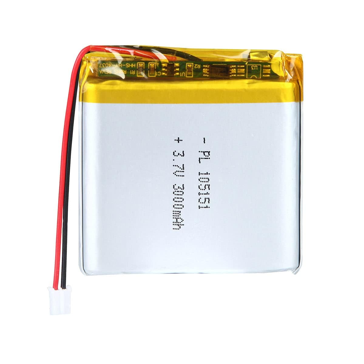 Batería Lipo 3.7V, 380mAh 702030 a Iones de Litio con conexión 2P-PH con Paso 2,0 mm — view 57
