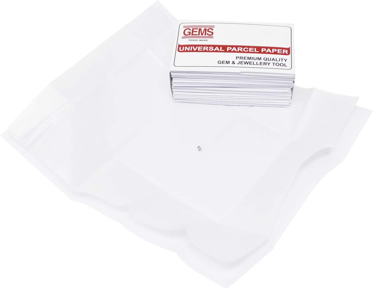 25/Pk White Universal Parcel Papers for Diamonds Gemstone Storage Stone Protection