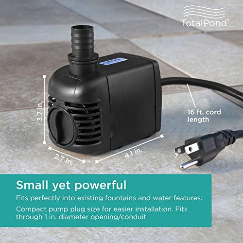 TotalPond 500 GPH Bomba para Fuente miniatura 2