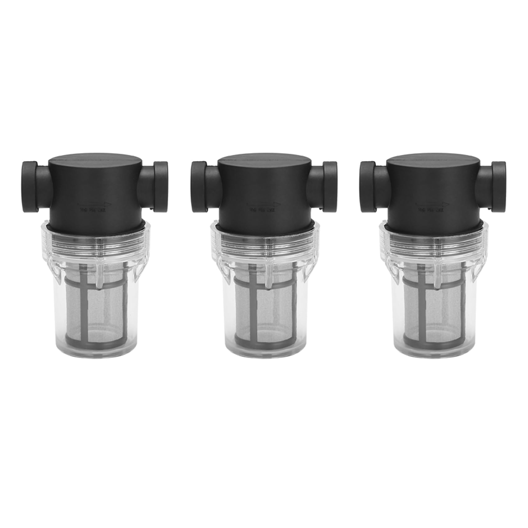Jnchdghwa 3X Garden Pond Inline Mesh Strainer Water Pump Filter Irrigation High Pipeline Filter