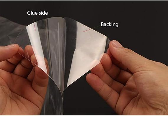 HOHOFILM 4Mil Transparent Glossy Scratch Protection Film Furniture Protective Sticker Anti Oil Home Kitchen Decoration Film,152cmx100cm
