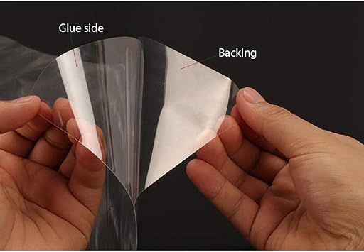 HOHOFILM 4Mil Transparent Glossy Scratch Protection Film Furniture Protective Sticker Anti Oil Home Kitchen Decoration Film,152cmx100cm