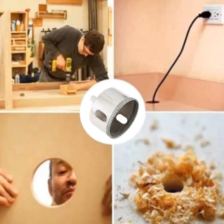Broca diamantada para vidrio 40 mm miniatura 5