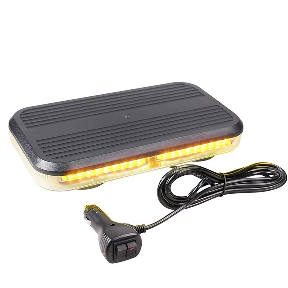 14 Modos De Flash Luces De Emergencia 54 Leds Ámbar Mini Barra De Luz 12V 24V para Vehículos Estroboscopio Camiones Coches