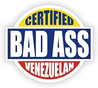 Bad Ass Venezuelan Hard Hat Sticker/Helmet Decal Label Lunch Tool Box Venezuela