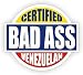 Bad Ass Venezuelan Hard Hat Sticker/Helmet Decal Label Lunch Tool Box Venezuela