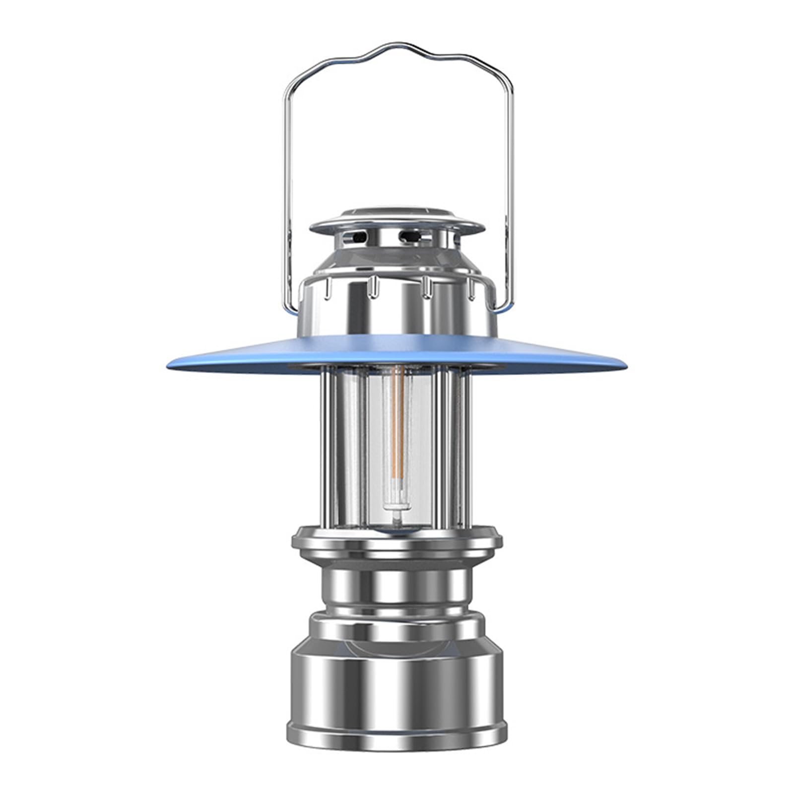 Camping Light Rechargeable, Retro Camping Lantern Built-in 1000mAh Rechargeable Battery Dimmable Hanging Lantern Ip44 Waterproof Lightweight for Power Outages Hurricane Emergency Fishing Use