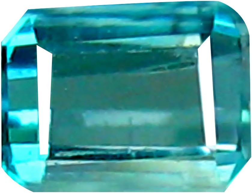 0.08 ct VVS CLARITY UNHEATED/UNTREATED OCTAGON CUT (3 x 2 mm) GREENISH BLUE GRANDIDIERITE LOOSE GEMSTONE