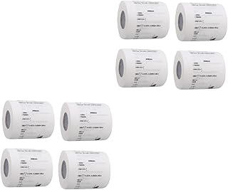 GLEAVI 8 Rolos De Fórmula Física Padrão Tecido Impressão Mesa Tecido Suprimentos Para Festa Tecido Polpa De Madeira Virgem Papel De Impressão Decorativo Papel Toalha Rolo Papel Higiênico