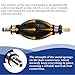JRL Fuel Pump Fuel Line Hand Primer Bulb 12mm 1/2‘’ inch Rubber fit for Car/Boat/Marine/Motorcycle 9001080A