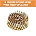 BHTOP 1200 Count Coil Roofing Nails 3/4-Inch x .120-Inch for Roofing Nail Gun, 15 Degree Round Head Wire Weld Collated Roofing Nail, Smooth Shank Electro Galvanized Air Nails for Roofs