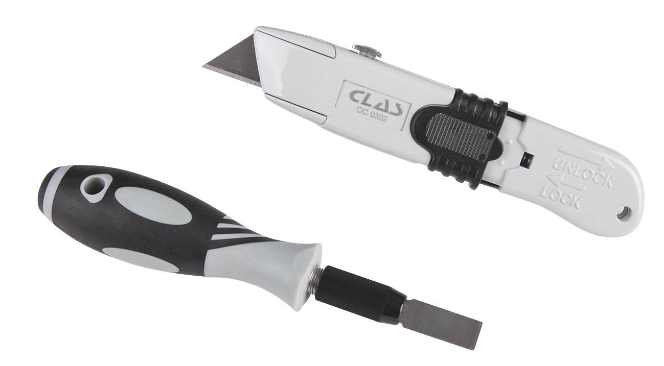 Coffret racloir et cutter "Spécial carrosserie" - OC 0302 - CLAS Equipements