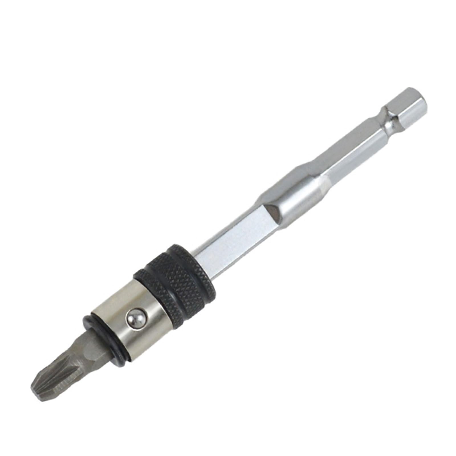 Ergonomic Shank Converter Grip Rapid Bit Change Ideal for Carpentry & Outdoor Construction Projects Conversion Nonslip Power Transmission Suitable for Woodworking Metalworking