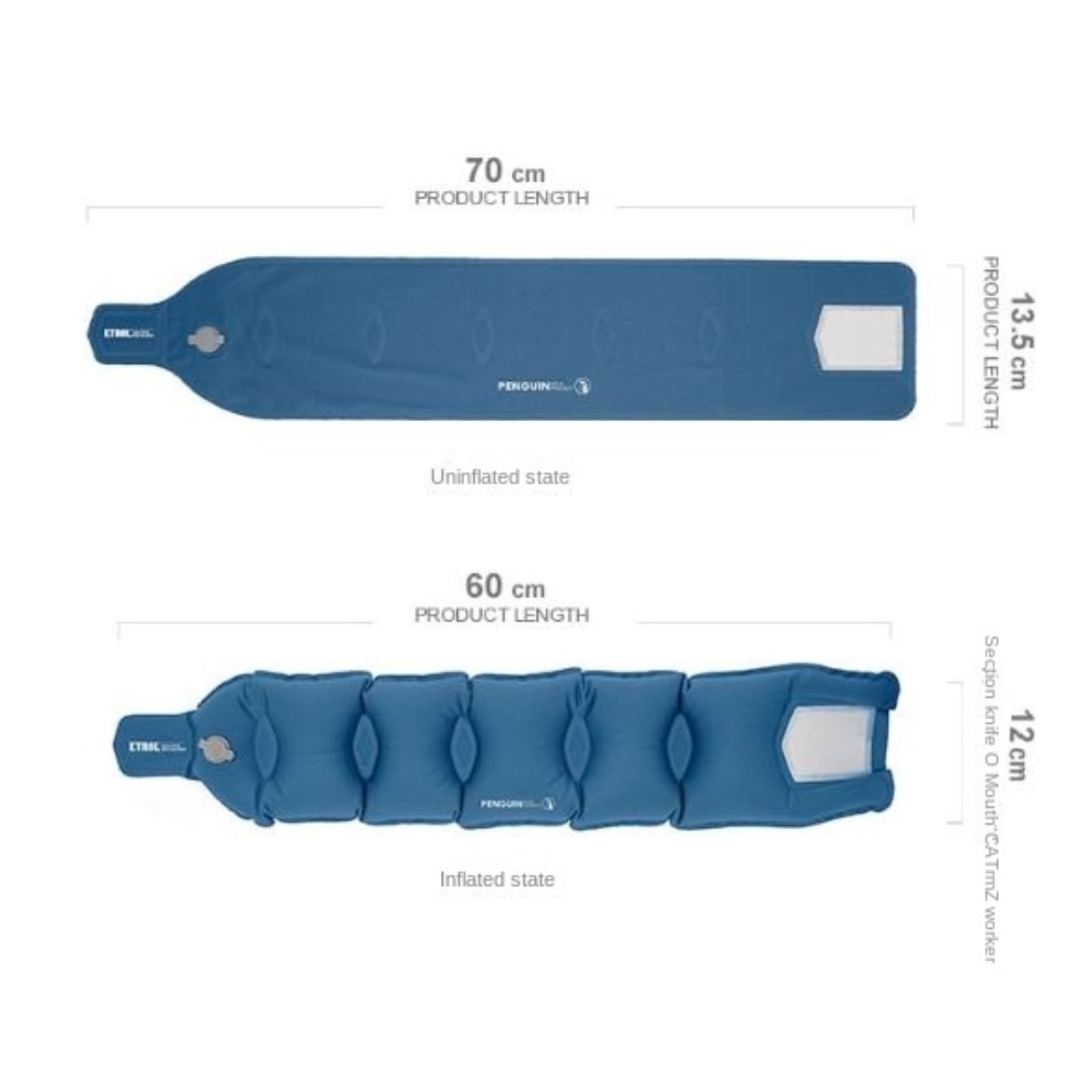 Reisekissen Nackenkissen Flugzeug Aufblasbares Nackenkissen, Tragbar, Ideal for Nickerchen Im Flugzeug Oder Auf Reisen Reiseutensilien(Blue)