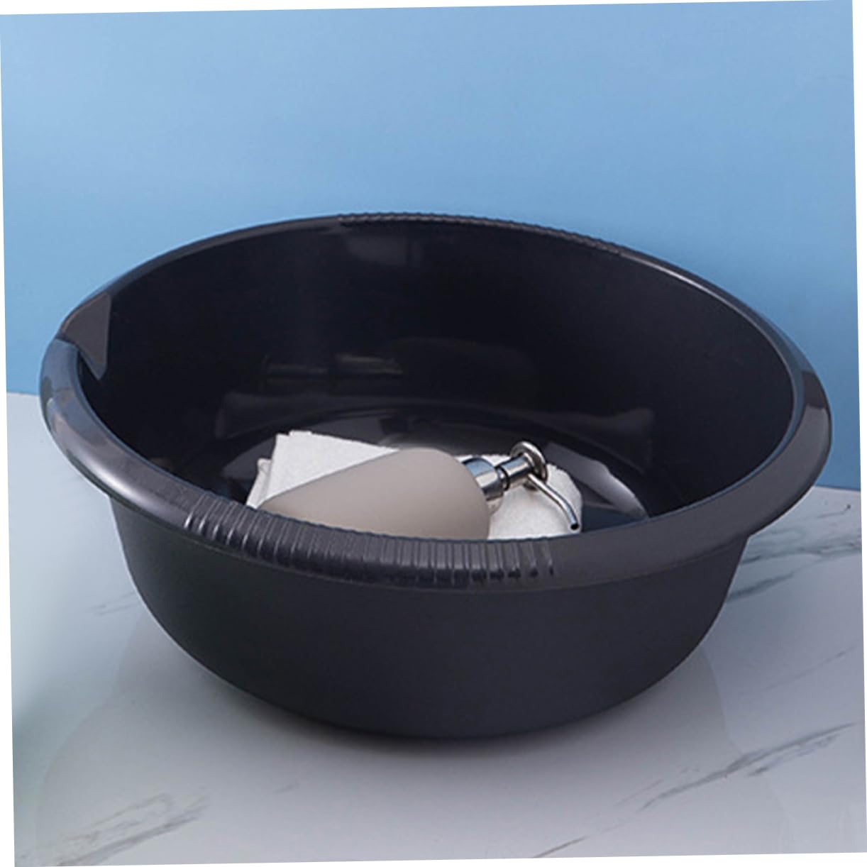 Bañera De Lavado Multifuncional para Baño y Cocina Cuenco De Almacenamiento para Higiene Personal