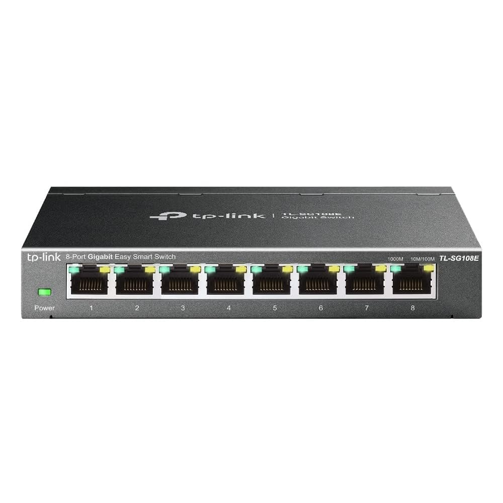 TL-SG108E 8-Port Gigabit Easy Smart Managed Switch with 3-Year Warranty | Metal Casing, QoS & VLAN Support, IGMP & LAG Support, Desktop/Wall-Mount, 3-Year Warranty-picture-13