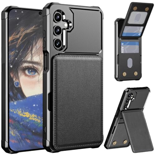 Ysnzaq Brieftasche Hülle für Samsung Galaxy A16 ZM Schwarz