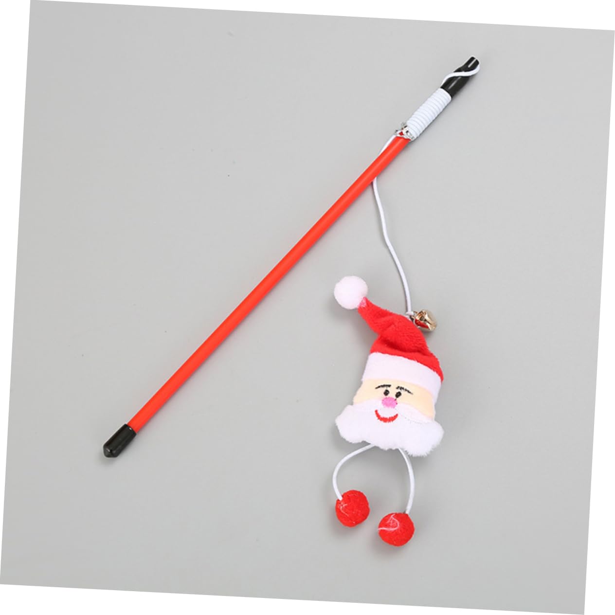 Sosoport 3er-Sets Katzenspielzeug Weihnachts-Teasing-Sticks Interaktives Katzen-Teaser-Spielzeug Für Spaß Und Bewegung 5 Stück * 3