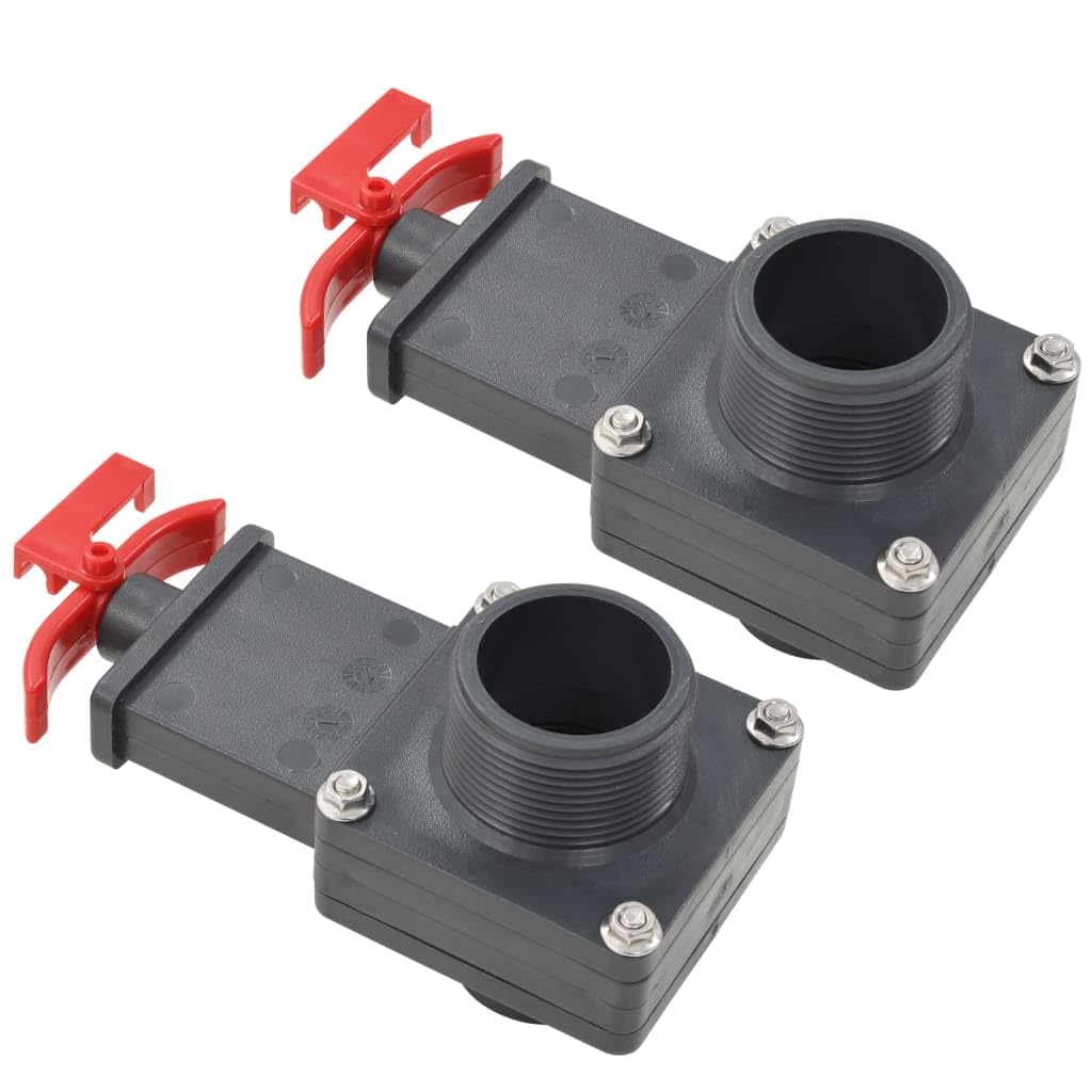 Home & Garden Item-Pool-Absperrschieber, 2 Stück, 3,8 cm