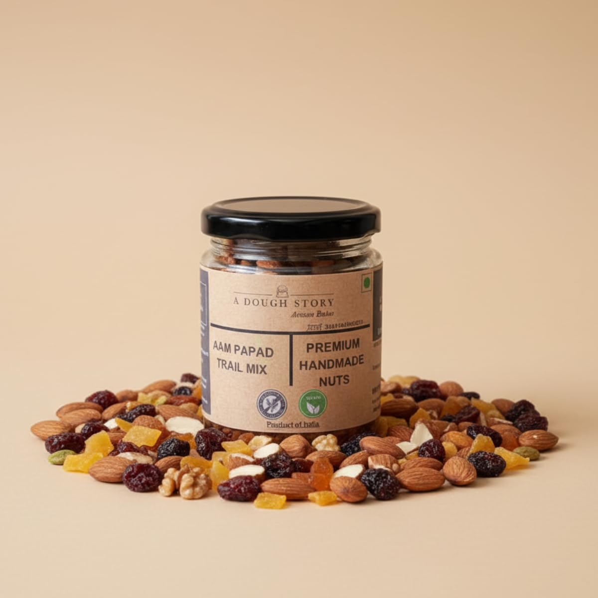 A Dough Story Aam Papad Trail Mix – Premium Dry Fruit & Seed Snack with Cranberries, Walnuts, Blueberries & Dried Mango – 250g-image-18