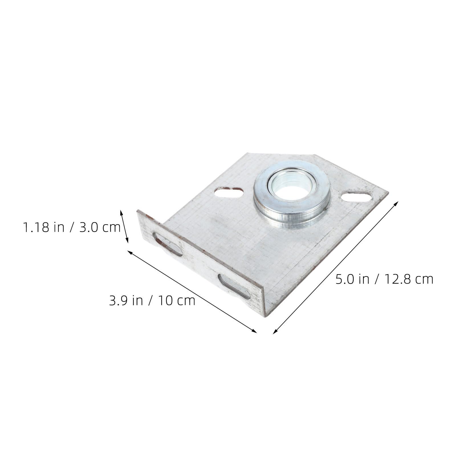 4 Piezas Soporte Central para Puerta de Garaje, Cojinete 2,5cm