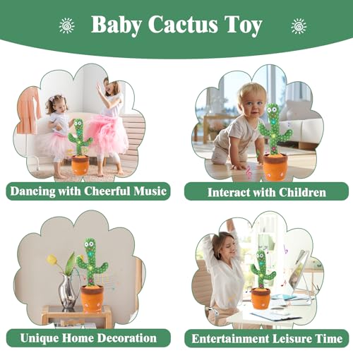 MIAODAM Dancing Talking Cactus Toy for Kids - $15.99 - Image 6