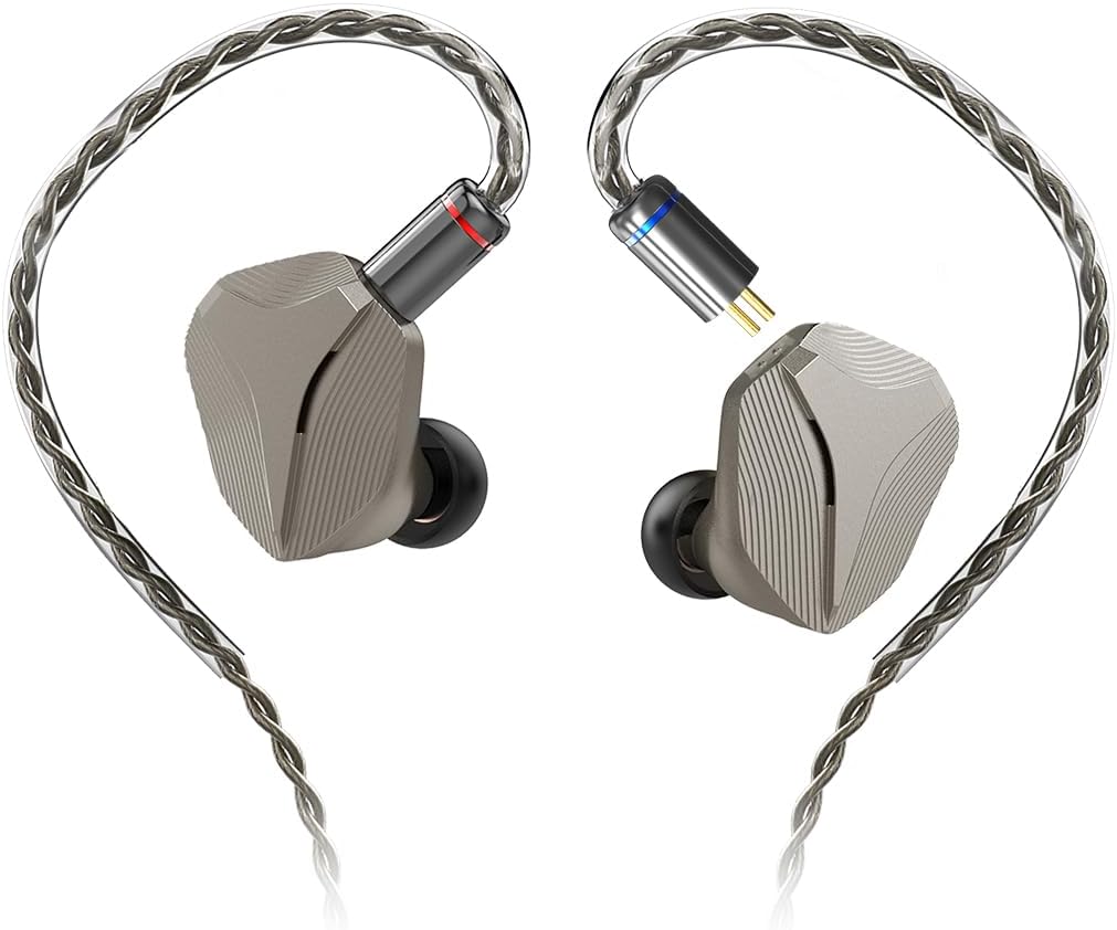 HIDIZS MP145 In Ear Monitor Headphone, HiFi Wired Gaming Earbuds, IEM Earphones, 14.3 mm Ultra-Large Planar Magnetic Driver, Aviation Aluminum Alloy Shell, for Musician