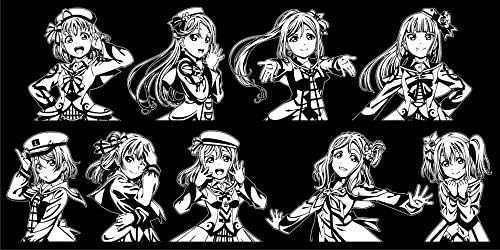 Amazon 痛車 ラブライブ サンシャイン 渡辺 曜 カッティングステッカーb アニメ 萌えグッズ 通販