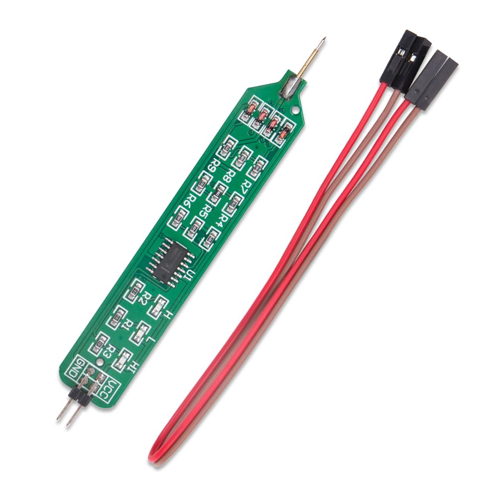 Comidox 1Pcs Logic Tester Pen 5V 3.3V Level Tester Logic Pulser Analyzer Detecting Probe Digital Circuit Debugger Convenient and Fast Learning Board