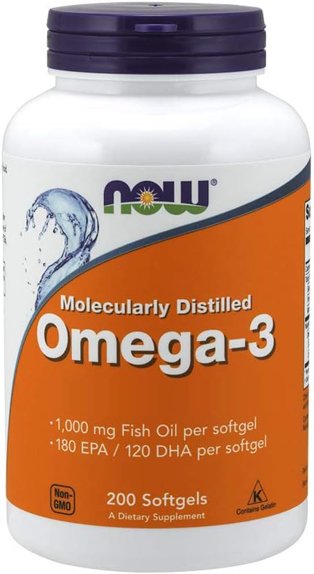 Omega-3, Cardiovascular Support, Pack of 200 Softgels