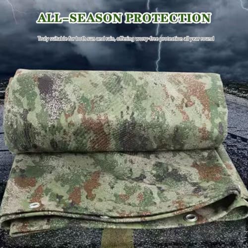 Bâche camouflage imperméable pour terrasse extérieure et abri de camping thermique