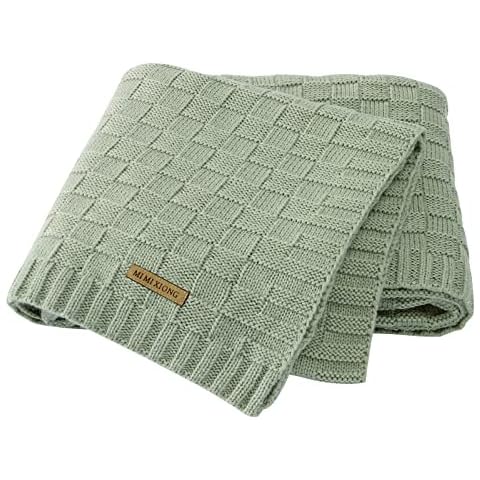 LAWKUL Cable Knit Baby Blanket Cover