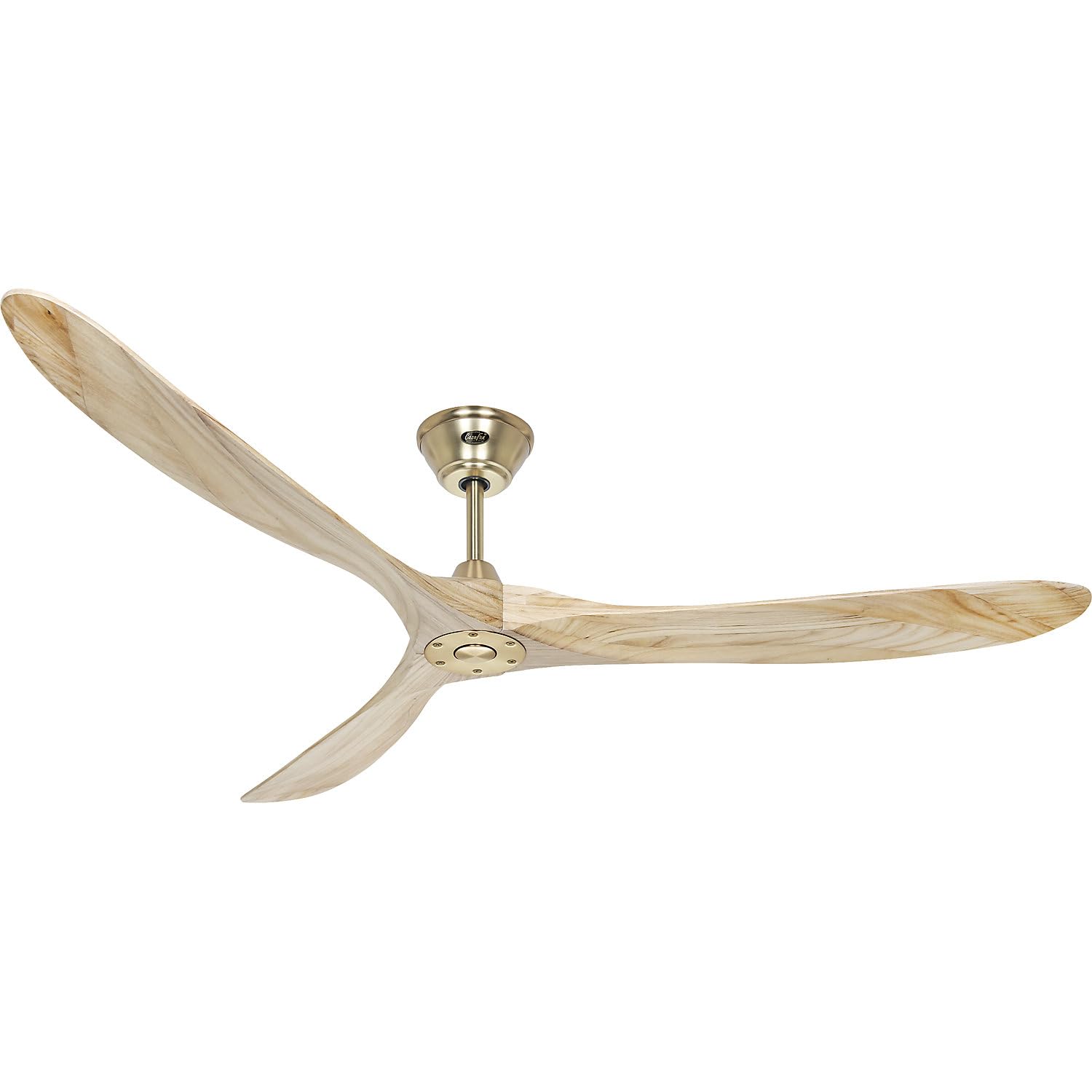 Casafan | Ventilateur de plafond ECO GENUINO | Ø hélice 1800 mm | naturel/laiton