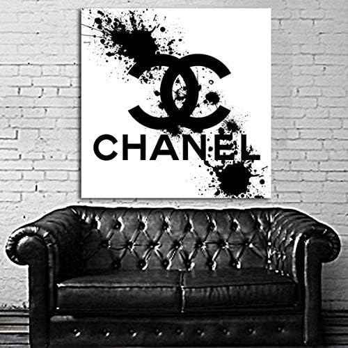 Amazon Co Jp シャネル ロゴ 特大 ポスター 100x100cm グッズ インテリア 絵 アート フォト 写真 おしゃれ カフェ 壁紙 ホビー 通販