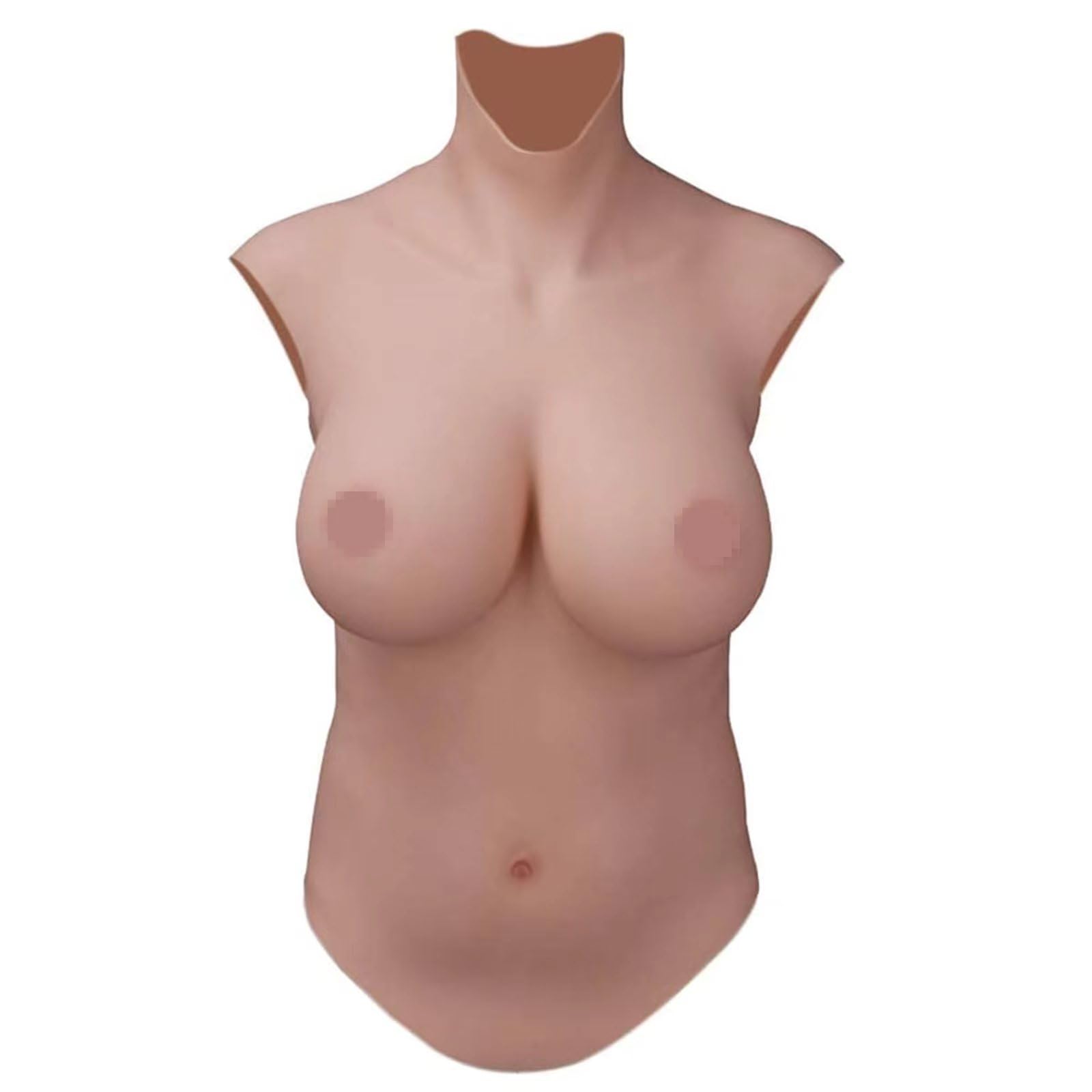 Photo 1 of ***Minor Tears throughout body***
***STOCK IMAGE FOR REFERENCE***
LCUPPON Half Body Silicone Breastplate 7a Grade Silicone Breast Forms Body Half (Ivory, E)
