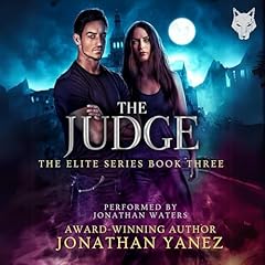 Diseño de la portada del título The Judge