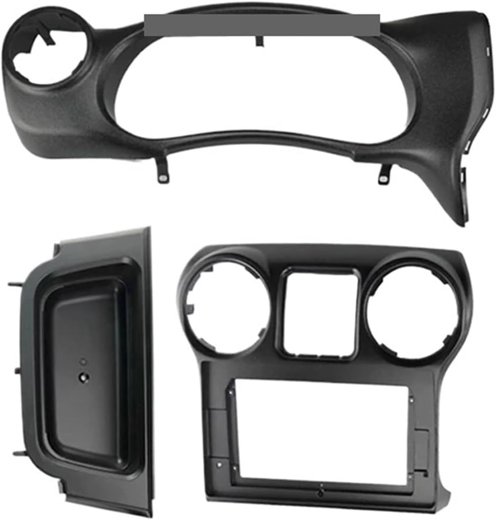 Car Interior、Radio Panel 10.1 Inch Car Radio Frame Fascia Fit for Jeep Fit for Wrangler 2011 2012 2013 2014 Canbus Panel Dashboard Mount Kit 2 Din DVD Stereo Decoration,Radio Panel