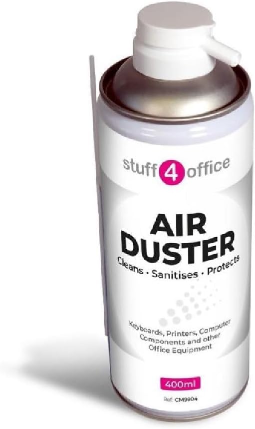 Stuff4Office 400ml Air Duster Compressed Gas Can Spray/Spray Duster