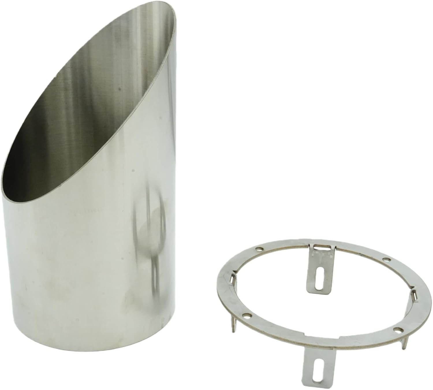 Universal Diesel Hood Stack Ring And Tip Kit 6" Miter Cut With Hardware for Truck & Tractor Sled Pulling- Fully Adjustable