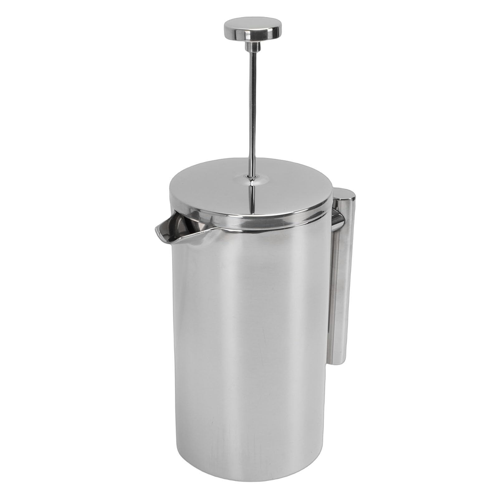 de Prensa Francesa de Acero Inoxidable, con Aislamiento de Doble Pared a Prueba de Herrumbre, café Puro y Fuerte, té Caliente y Chocolate, Mantiene Caliente la Leche Espumosa, (1000ml)