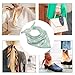 ducanll Simple Fashion Silk-Like Bandanas Butterfly Pattern Unisex Head Wrap Square Scarf Wristband for Bachelorette Party Dresses Wedding Party - 25