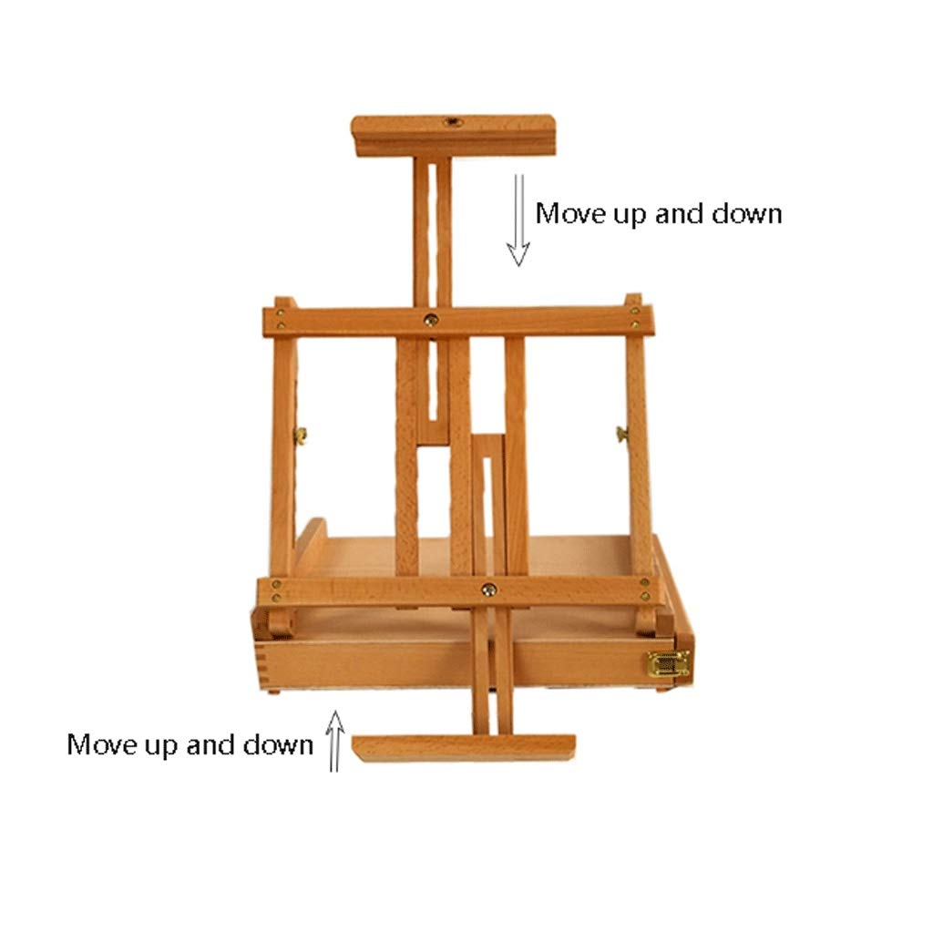 Caballete de mesa ajustable para niños y artistas, soporte portátil para bocetos y pintura, ideal para suministros de arte al óleo, acrílico y acuarela, perfecto para uso doméstico y en el aula