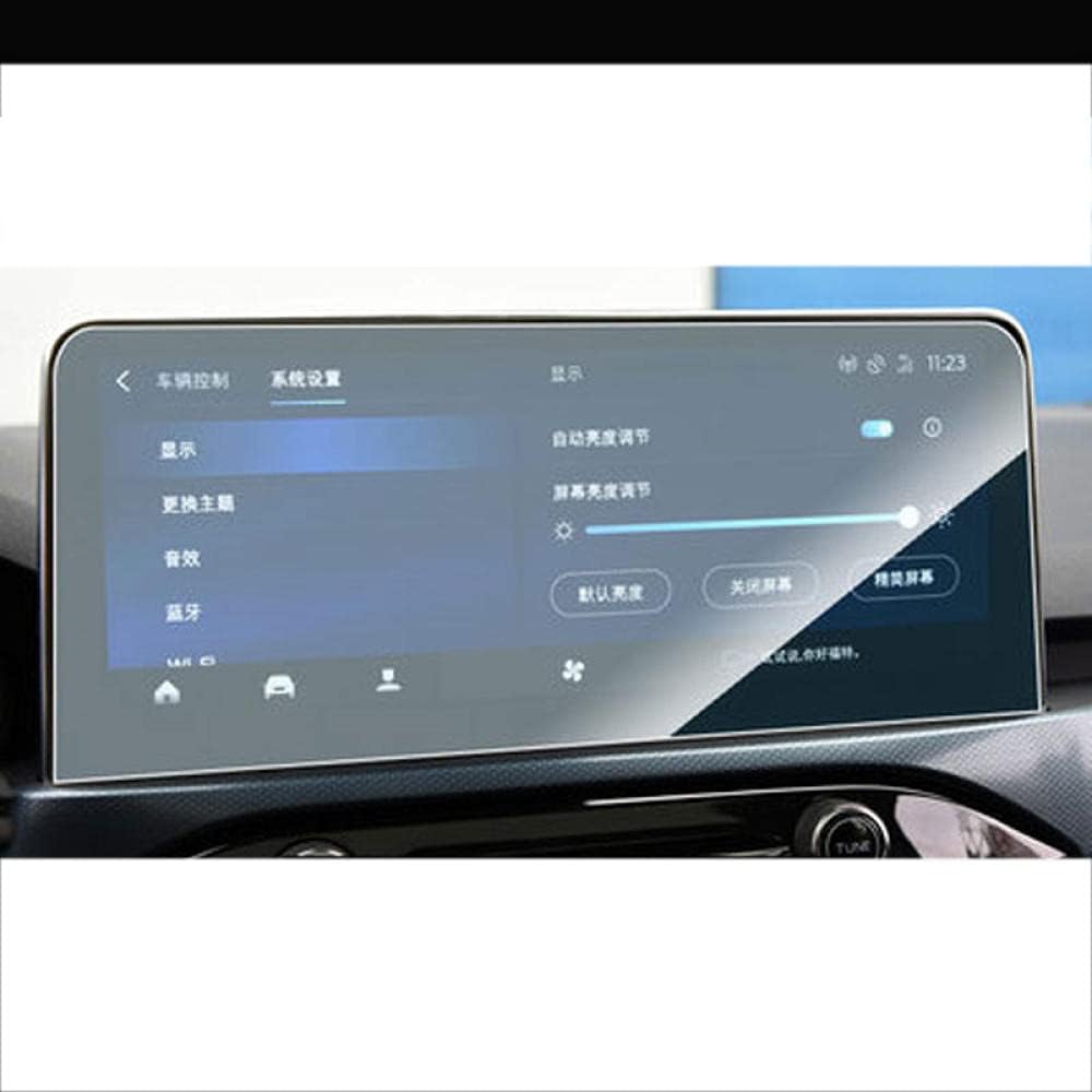 車のコントロールスクリーンプロテクターナビゲーションスクリーンプロテクター 美品 フォードフォーカスアクティブ19 21gps強化ガラス保護フィルム用