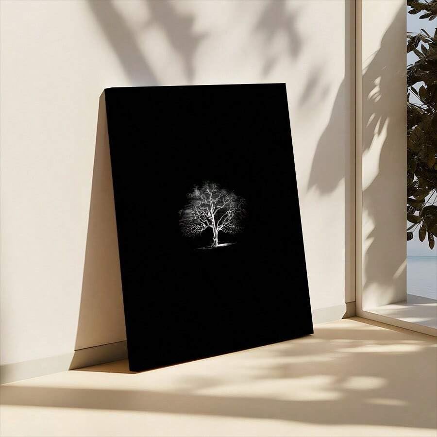 Tableau miniature d'arbre art mural moderne affiche imprimée sur toile - 4