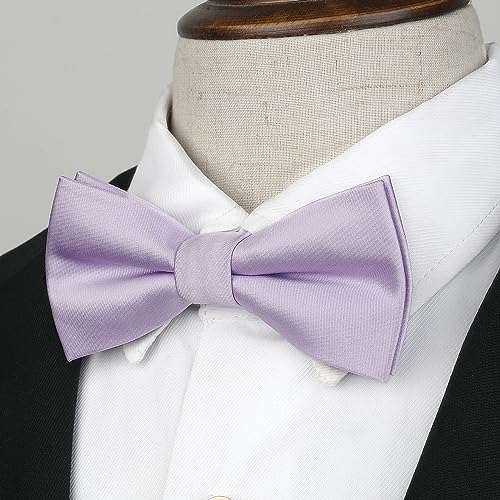 Image of HISDERN Bow Ties for Boys Pre Tied Toddler Bow Tie Adjustable Kids Bowties Clip On Fun Patterned Bowties for Wedding Party