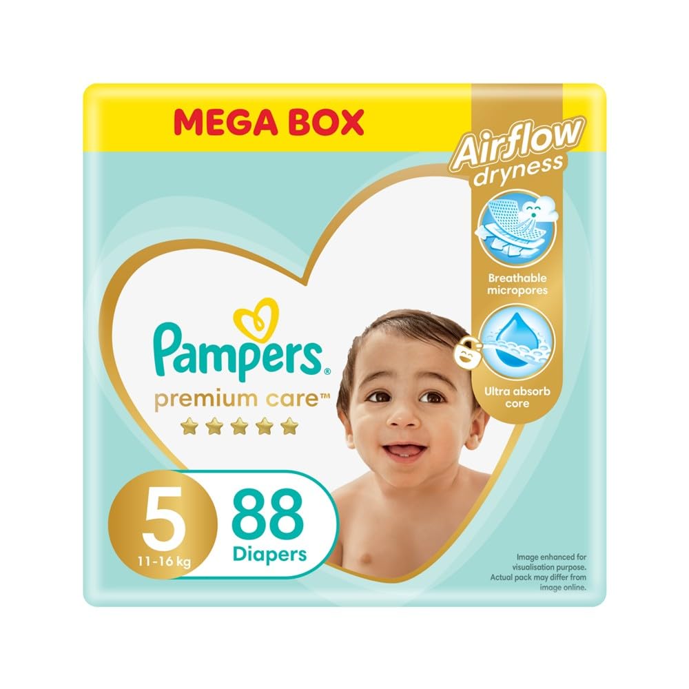 Pampers PC Mega Box S5 Junior, 88 Stück